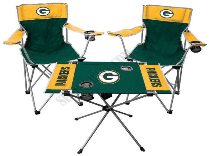 NFL Green Bay Packers 3-Piece Tailgate Kit - Hot Sale - -0