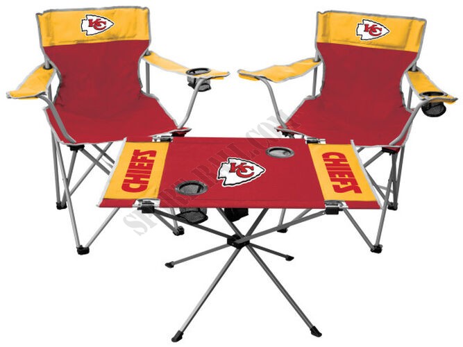 NFL Kansas City Chiefs 3-Piece Tailgate Kit - Hot Sale - -0
