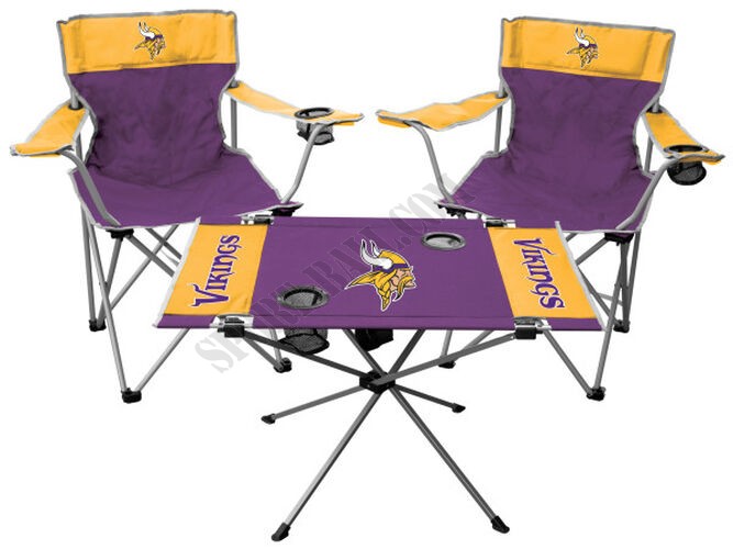 NFL Minnesota Vikings 3-Piece Tailgate Kit - Hot Sale - -0