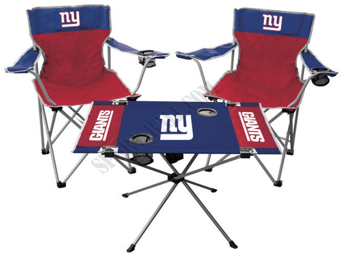 NFL New York Giants 3-Piece Tailgate Kit - Hot Sale - -0