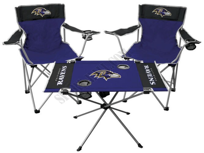 NFL Baltimore Ravens 3-Piece Tailgate Kit - Hot Sale - -0