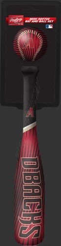 MLB Arizona Diamondbacks Slugger Softee Mini Bat and Ball Set ● Outlet - -0