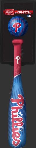 MLB Philadelphia Phillies Slugger Softee Mini Bat and Ball Set ● Outlet - -0