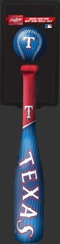 MLB Texas Rangers Slugger Softee Mini Bat and Ball Set ● Outlet - -0