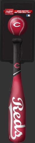 MLB Cincinnati Reds Slugger Softee Mini Bat and Ball Set ● Outlet - -0