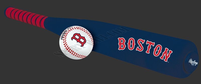 MLB Boston Red Sox Foam Bat and Ball Set ● Outlet - -1