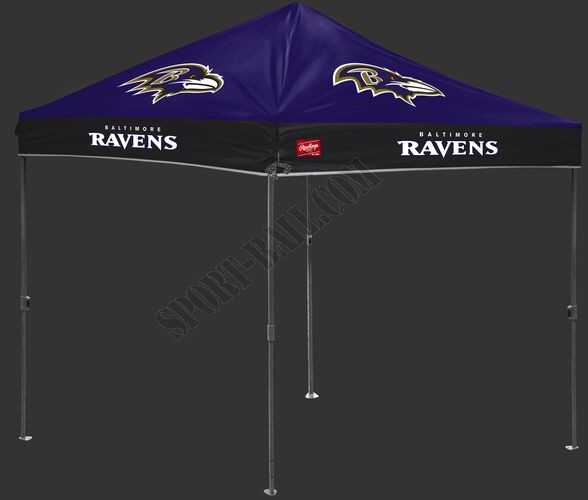 NFL Baltimore Ravens 10x10 Canopy - Hot Sale - -0