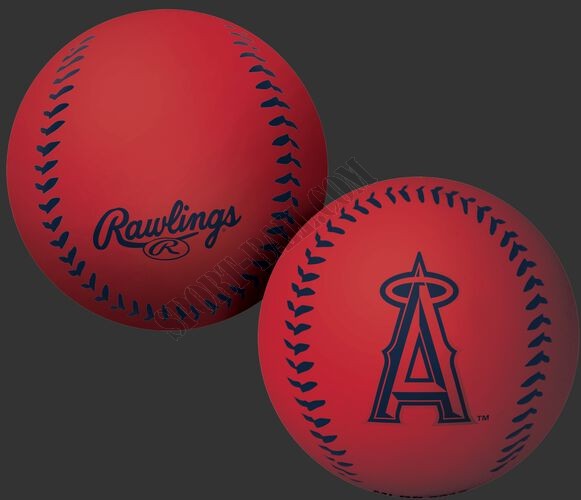 MLB Los Angeles Angels Big Fly Rubber Bounce Ball ● Outlet - -0