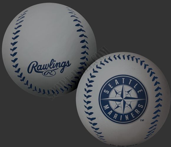 MLB Seattle Mariners Big Fly Rubber Bounce Ball ● Outlet - -0