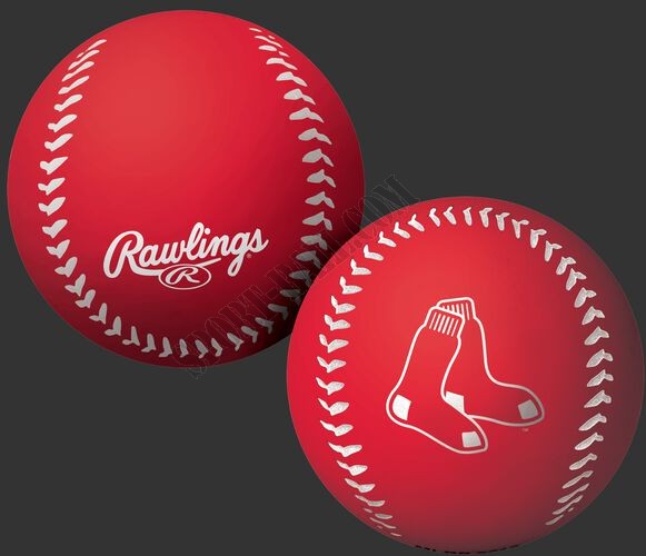 MLB Boston Red Sox Big Fly Rubber Bounce Ball ● Outlet - -0