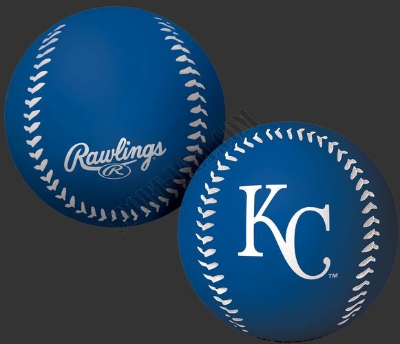 MLB Kansas City Royals Big Fly Rubber Bounce Ball ● Outlet - -0