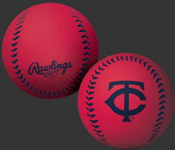 MLB Minnesota Twins Big Fly Rubber Bounce Ball ● Outlet - -0