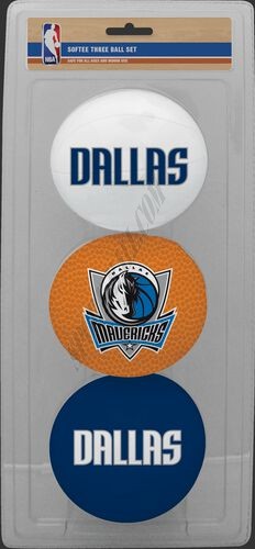 NBA Dallas Mavericks Three-Point Softee Basketball Set - Hot Sale - -0