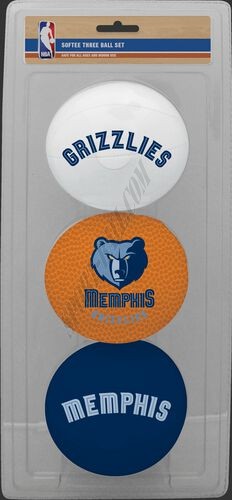 NBA Memphis Grizzlies Three-Point Softee Basketball Set - Hot Sale - -0