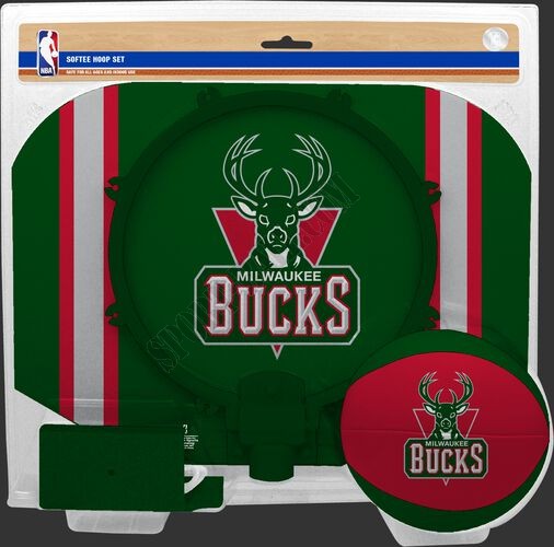 NBA Milwaukee Bucks Softee Hoop Set - Hot Sale - -0