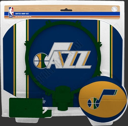 NBA Utah Jazz Softee Hoop Set - Hot Sale - -0