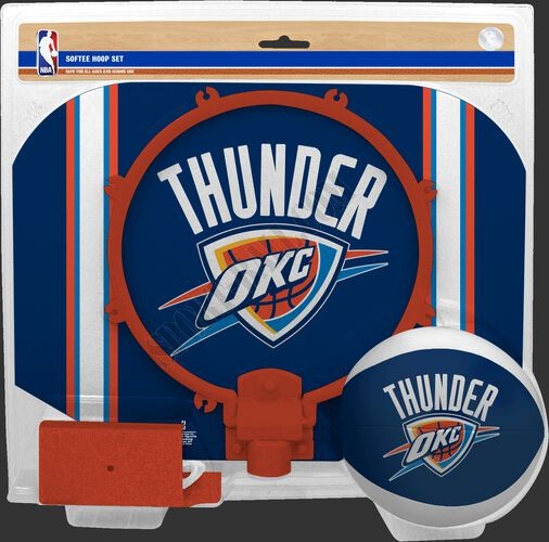 NBA Oklahoma City Thunder Softee Hoop Set - Hot Sale - -0