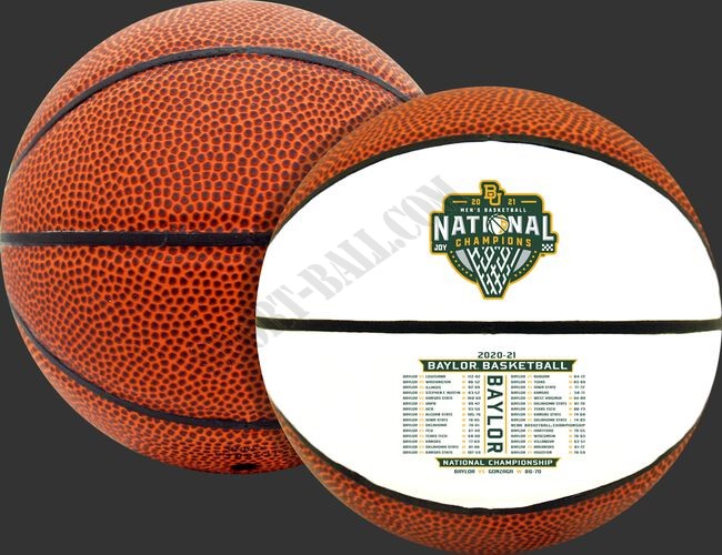 2021 NCAA Baylor Bears National Champions Mini Basketball - Hot Sale - -0