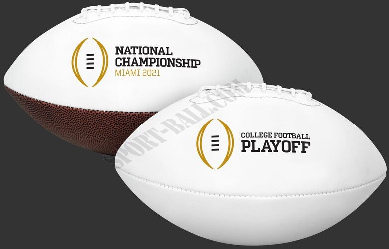 2021 College Football National Championship Full Sized Football - Hot Sale - -0