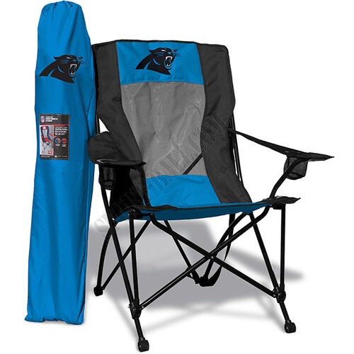 NFL Carolina Panthers High Back Chair - Hot Sale - -0