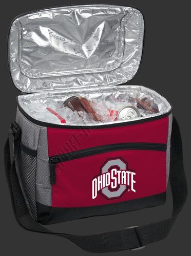 NCAA Ohio State Buckeyes 12 Can Soft Sided Cooler - Hot Sale - -1