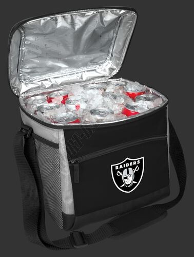 NFL Las Vegas Raiders 24 Can Soft Sided Cooler - Hot Sale - -1