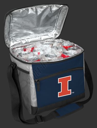 NCAA Illinois Fighting Illini 24 Can Soft Sided Cooler - Hot Sale - -1