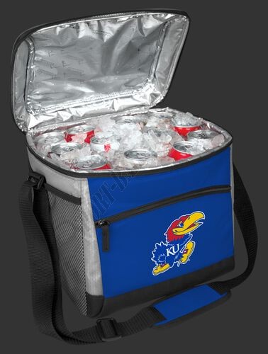 NCAA Kansas Jayhawks 24 Can Soft Sided Cooler - Hot Sale - -1