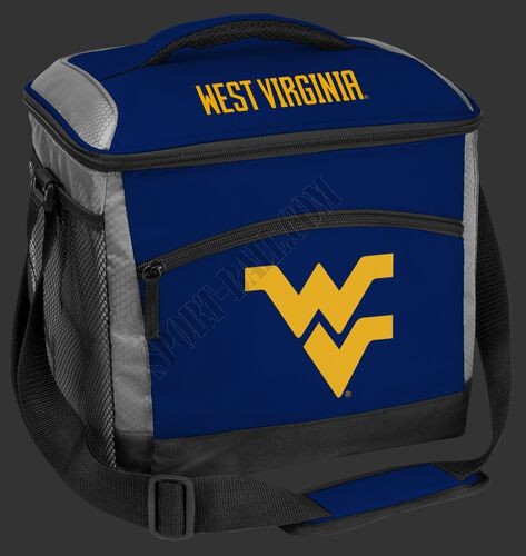 NCAA West Virginia Mountaineers 24 Can Soft Sided Cooler - Hot Sale - -0