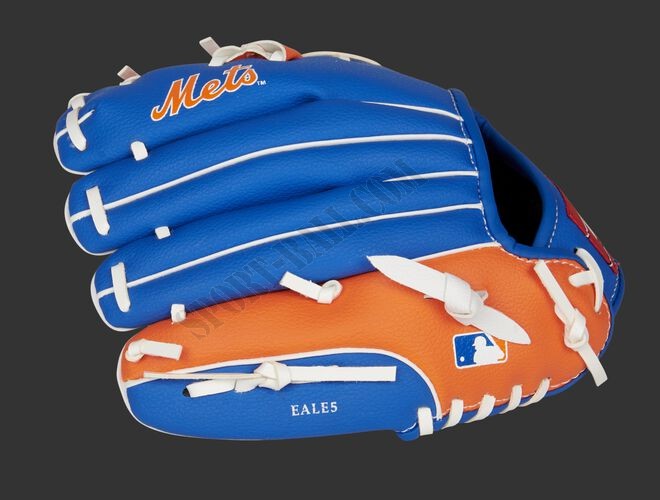 New York Mets 10-Inch Team Logo Glove ● Outlet - -3