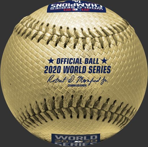 2020 Los Angeles Dodgers Gold World Series Champions Replica Baseball ● Outlet - -0