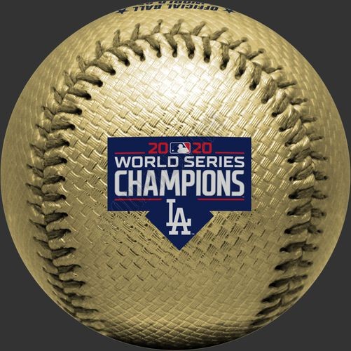 2020 Los Angeles Dodgers Gold World Series Champions Replica Baseball ● Outlet - -1
