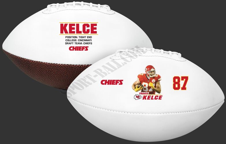 Travis Kelce Full Size Football - Hot Sale - -0