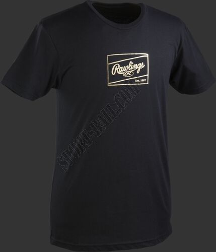 Rawlings Gold Patch Short Sleeve Shirt | Adult - Hot Sale - -0