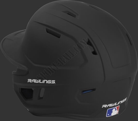 Rawlings Mach Left Handed Batting Helmet with EXT Flap | 1-Tone & 2-Tone ● Outlet - -7