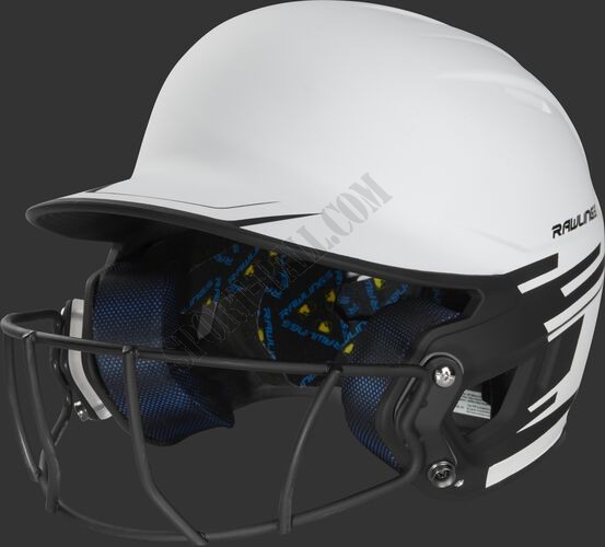 Rawlings Mach Ice Softball Batting Helmet ● Outlet - -0