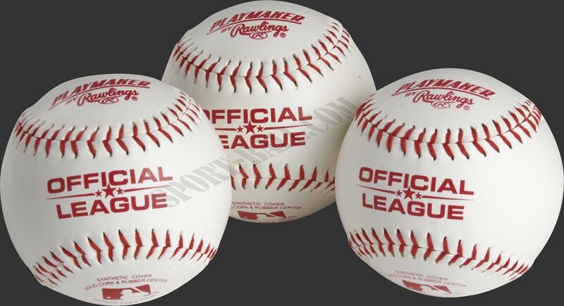 Official League Playmaker Baseballs | 3 pack - Hot Sale - -0