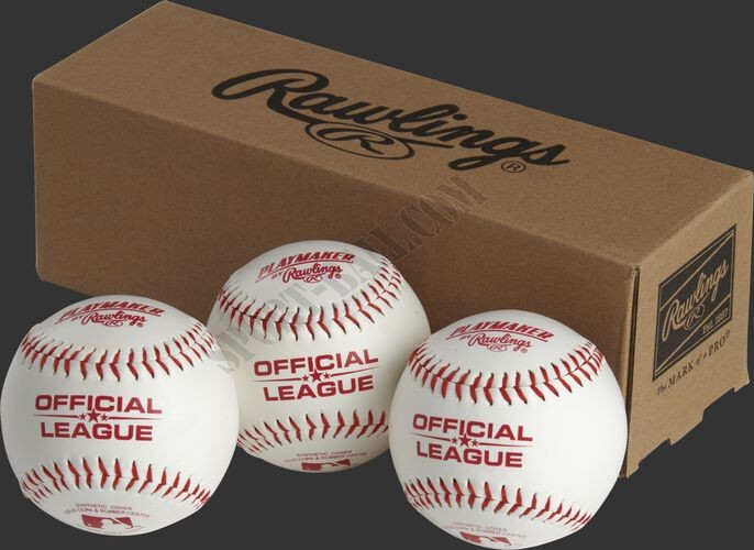 Official League Playmaker Baseballs | 3 pack - Hot Sale - -1