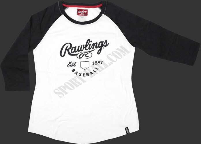 Women's EST Raglan Rawlings Baseball T-Shirt - Hot Sale - -0