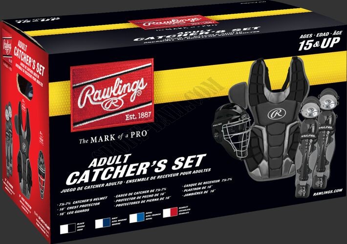 Rawlings Adult Renegade 2.0 Catcher's Gear Set ● Outlet - -0