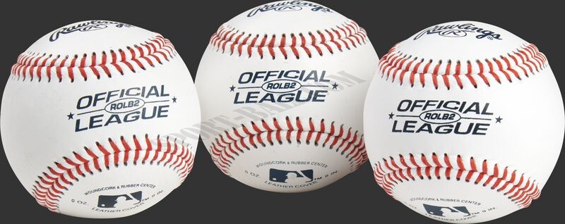 Official League Practice Baseballs | 3 pack - Hot Sale - -0