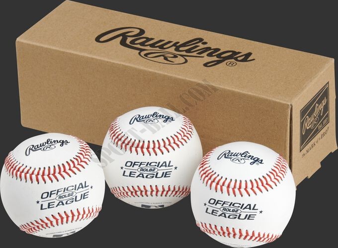 Official League Practice Baseballs | 3 pack - Hot Sale - -2