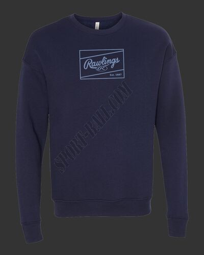 Rawlings Crew Neck Fleece Sweatshirt | Adult - Hot Sale - -0