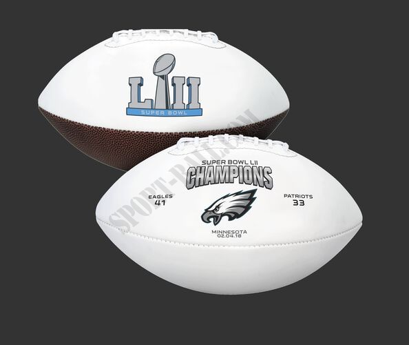 Super Bowl 52 Champions Philadelphia Eagles Youth Size Football - Hot Sale - -0