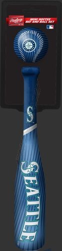 MLB Seattle Mariners Slugger Softee Mini Bat and Ball Set ● Outlet - MLB Seattle Mariners Slugger Softee Mini Bat and Ball Set ● Outlet