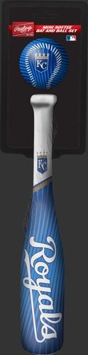 MLB Kansas City Royals Slugger Softee Mini Bat and Ball Set ● Outlet - MLB Kansas City Royals Slugger Softee Mini Bat and Ball Set ● Outlet