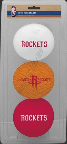 NBA Houston Rockets Three-Point Softee Basketball Set - Hot Sale - NBA Houston Rockets Three-Point Softee Basketball Set - Hot Sale