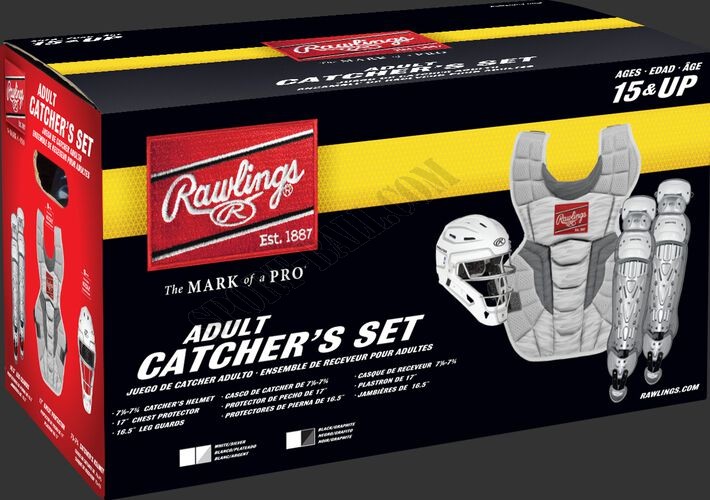 Rawlings Velo 2.0 Catcher's Gear Set | Adult, Intermediate, Youth ● Outlet - Rawlings Velo 2.0 Catcher's Gear Set | Adult, Intermediate, Youth ● Outlet