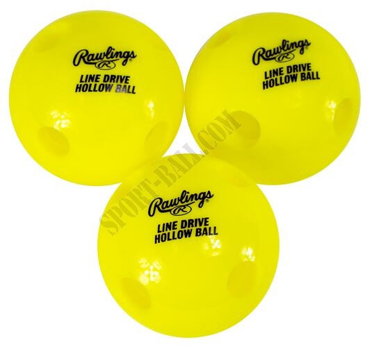 Line-Drive Hollow Ball (3 Pack) ● Outlet - Line-Drive Hollow Ball (3 Pack) ● Outlet