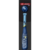 MLB Tampa Bay Rays Slugger Softee Mini Bat and Ball Set ● Outlet